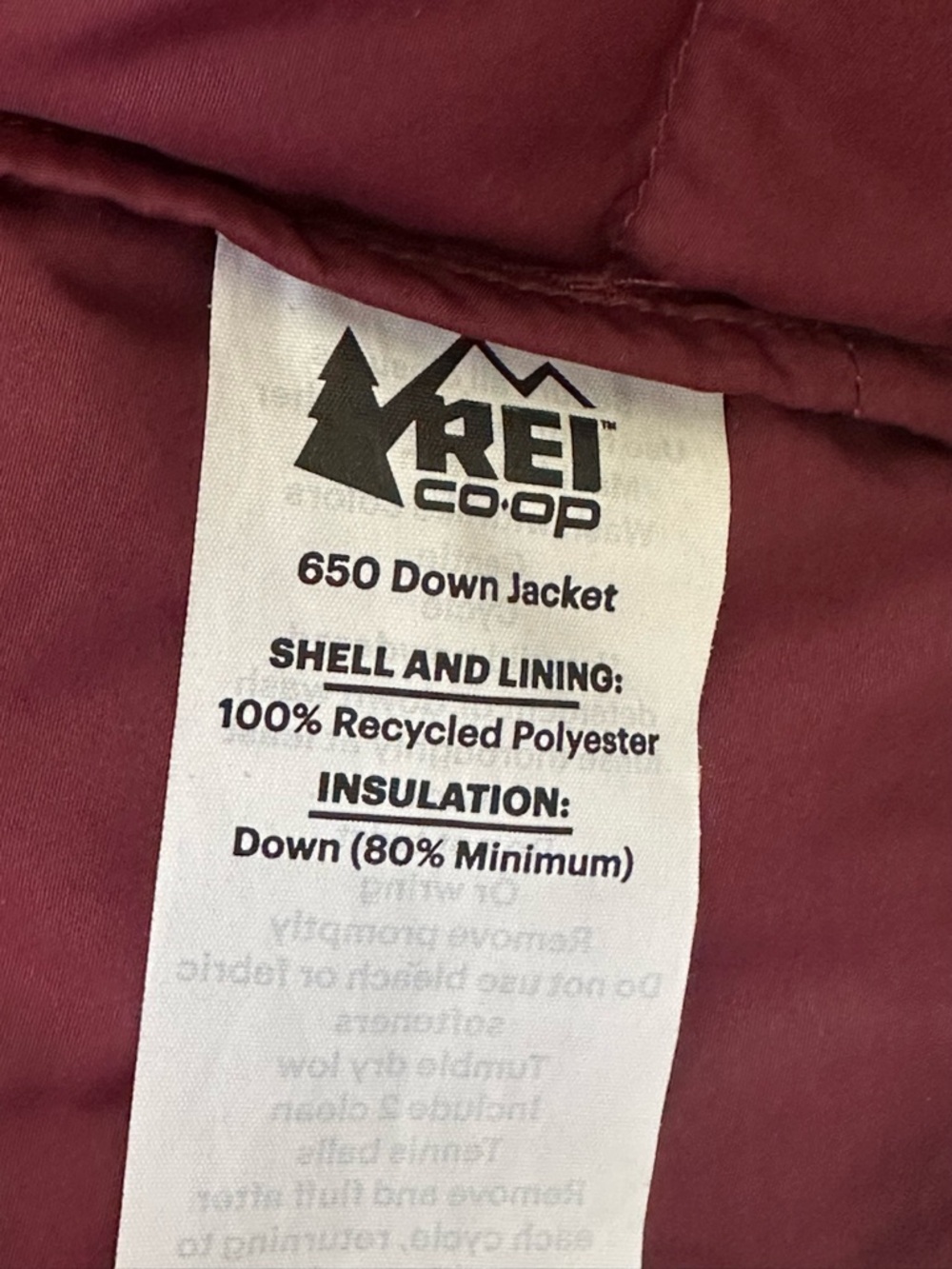 Kids REI 650 Puffer - XL, Red - Picture 3 of 13